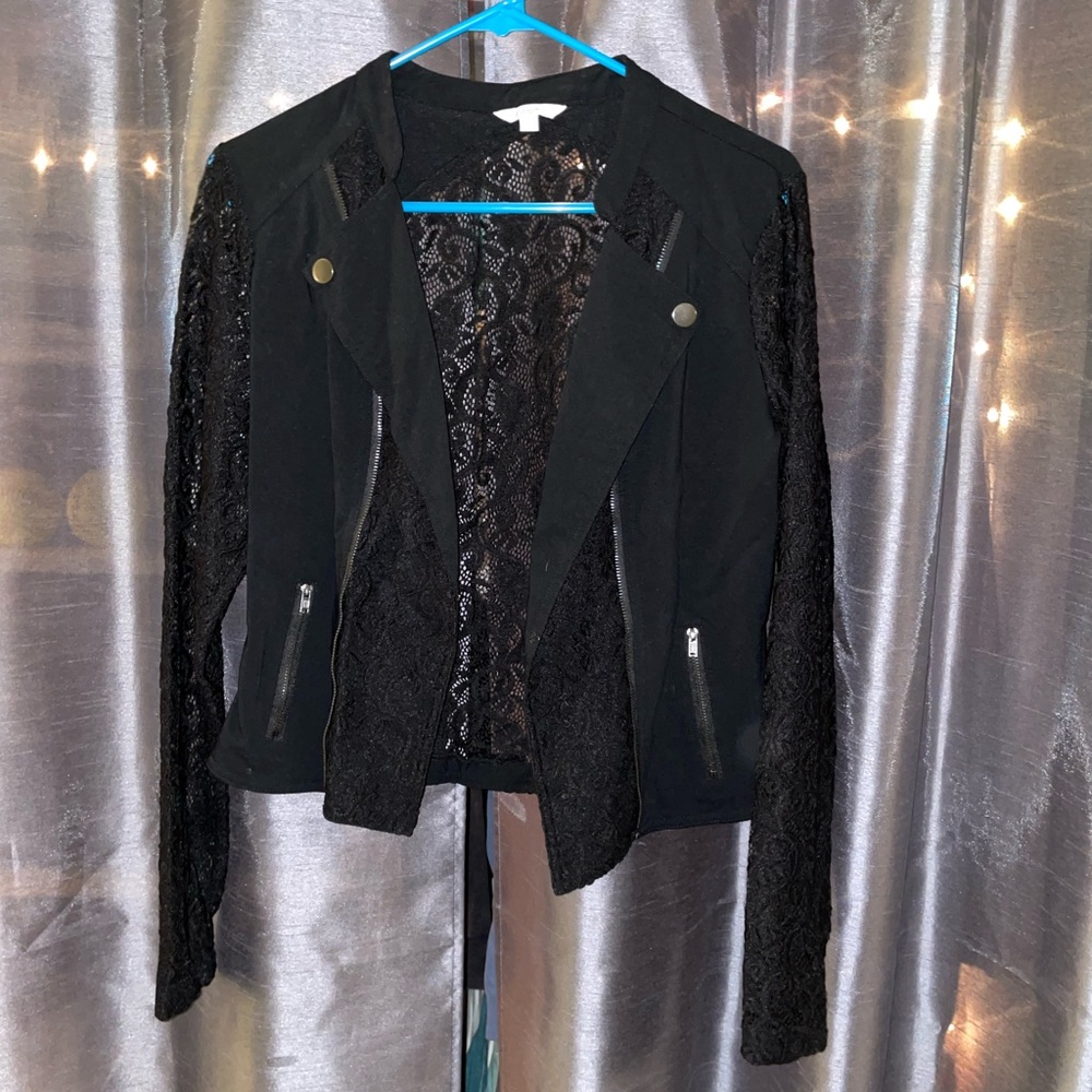 Candies Black lace jacket